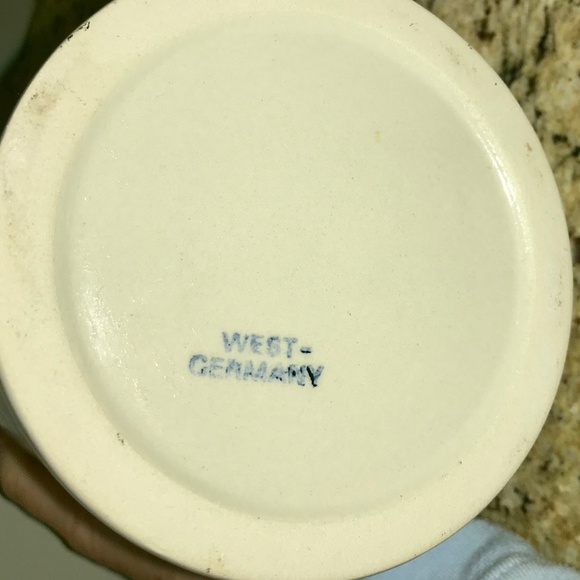 Vintage West German Gurz large stoneware beer liter 🍺 Stein - Picture 8 of 15